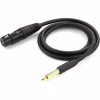 Кабель мультимедійний 6.35mm M to XLR F 5.0m AV131 black Ugreen (20721) - Image 3