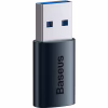 Переходник USB 3.1 M to USB-C F blue Baseus (ZJJQ000103) - Image 2