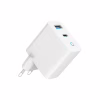 Зарядний пристрій Gembird 1хUSB-A (QC3.0 18W) + 1xType-C (PD 65W) white (TA-UC-PDQC65L-W-01) - Image 6