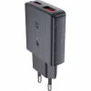 Зарядний пристрій Acefast 2xUSB 30W (USB-C+USB-A) Gan A69 ultra-thin Fast Charger Black (6974316282709) - Image 3