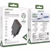 Зарядний пристрій Acefast 2xUSB 30W (USB-C+USB-A) Gan A69 ultra-thin Fast Charger Black (6974316282709) - Image 4