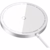 Зарядний пристрій Baseus Simple Mini3 Magnetic Wireless Charger 15W Silver (CCJJ040012) - Image 3