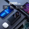 Батарея універсальна JOYROOM 20000mAh 22,5W PD, QC/3.0, 2*USB-A, Micro-USB, USB-C In/Out Black (JR-QP192) - Image 6