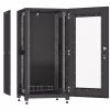 Шкаф напольный Ipcom 24U 19" 600x1000 (С-24U-06х10-ДС-ПГ-9005) - Image 3