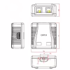 Комп'ютерна розетка Cablexpert RJ45x2 FTP, cat.6 (NCAC-2F6-01) - Image 5