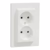 Розетка Schneider Electric ASFORA без заземлення подвійна біла (EPH9700121) - Image 2