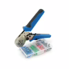 Затискач для клем Voltronic HCS8 6-4A 0.25-10mm2, Black-blue + набір наконечників (VE0508, VE7508, VE1008, VE1508, VE2508, V (HCS8 6-4A+VE460) - Image 2