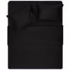 Простынь Ardesto Mix&Match Premium 100% хлопок, сатин черный 180х240 см (ART1824FSL) - Image 4