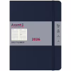 Еженедельник Axent датированный 2026 Grand Strong, 195х255, синий (8830-26-02-A) - Image 2