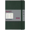 Еженедельник Axent датированный 2026 Partner Lines, 145х210, темно-зеленый (8815-26-23-A) - Image 2