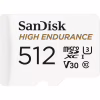Карта памяти SanDisk 512GB microSDXC High Endurance UHS-I U3 V30 + SD adapter (SDSQQNR-512G-GN6IA) - Image 2