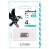 USB флеш накопитель Wibrand 4GB Hawk Silver USB 2.0 (WI2.0/HA4M1S) - Image 2