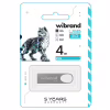 USB флеш накопичувач Wibrand 4GB Irbis Silver USB 2.0 (WI2.0/IR4U3S) - Image 2