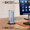 Концентратор Promate USB-C 14-in-1 Promate gegatower-60w (gegatower-60w) - Image 2