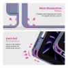 Чохол до планшета Armorstandart Y-Type PEN Samsung Galaxy Tab S9 / S9 FE / S10 FE Purple (ARM85523) - Image 7