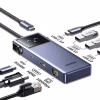 Концентратор Ugreen USB-C 7-in-1 3xUSB + 1xUSB-C + HDMI + RJ45 + PD 100W CM888 gray (45155) - Image 4