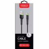 Дата кабель USB 2.0 AM to Micro 5P 3.0m CBFLEXM3 black Intaleo (1283126487491) - Image 2