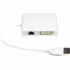 Переходник USB 3.0 to HDMI, DVI, VGA, RJ45 Gigabit Ethernet PowerPlant (CA912087) - Image 2