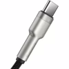 Дата кабель USB 3.1 AM to USB-C 0.25m 6.0A 66W Cafule Series Metal Black Baseus (CAKF000001) - Image 4