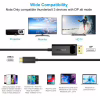 Кабель мультимедійний USB-C to DisplayPort M 1.8m 4K60Hz Choetech (XCP-1801BK) - Image 7