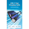 Дата кабель USB 2.0 AM to USB-C 3.0m 3.0A (18W) PVC black Vention (CTHBI) - Image 2