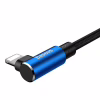 Дата кабель USB 2.0 AM to Lightning 1.0m 2A MVP Elbow Blue Baseus (CALMVP-03) - Image 4