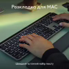 Клавіатура Logitech MX Keys S для MAC Bluetooth/Wireless UA Pale Grey (920-011638) - Image 5