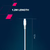 Дата кабель USB 2.0 AM to USB-C 1.2m 18W White Canyon (CNS-AC18SC12W) - Image 5