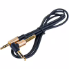 Кабель мультимедийный 3.5mm M to 3.5mm M 1.0m 90° corner Black HOCO (6957531025665) - Image 5