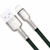 Дата кабель USB 2.0 AM to Lightning 2.0m 2.4A metal green Baseus (CALJK-B06) - Image 2