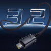 Дата кабель USB-C to USB-C 1.5m 100W USB3.2 20Gb black Baseus (P10318204111-00) - Image 9
