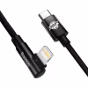 Дата кабель USB-C to Lightning 1.0m 20W 90° corner black Baseus (CAVP000201) - Image 2