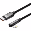 Дата кабель USB-C to Lightning 1.0m 20W 90° corner black Baseus (CAVP000201) - Image 3