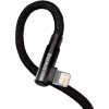 Дата кабель USB-C to Lightning 1.0m 20W 90° corner black Baseus (CAVP000201) - Image 4