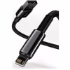 Дата кабель USB 2.0 AM to Lightning 2.0m 2.4A black Baseus (CALWJ-A01) - Image 2