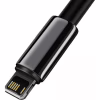 Дата кабель USB 2.0 AM to Lightning 2.0m 2.4A black Baseus (CALWJ-A01) - Image 3