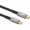 Дата кабель USB-C to USB-C 1.0m 100W PD black XO (GB020-CC.tranish) - Image 2