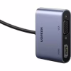 Переходник USB 3.0 to HDMI + VGA CM449 gray Ugreen (20518) - Image 2