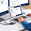 Переходник USB 3.0 to HDMI + VGA CM449 gray Ugreen (20518) - Image 8