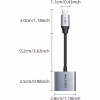 Перехідник USB-C M to USB-C F Audio + USB-C F PD60W Cabletime (CA915781) - Image 2