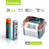 Батарейка ColorWay AAA LR03 Alkaline Power (щелочные) * 24шт plastic box (CW-BALR03-24PB) - Image 2