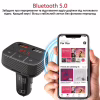 FM модулятор Promate SmarTune 2+ BLUETOOTH 5.0 USB QC 3.0 AUX/SD/USB BLACK (smartune-2+.black) - Image 2