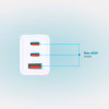 Зарядное устройство D-Link 2xUSB-C + 1xUSB-A 65W GaN white (DCP-651) - Image 6
