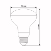 Лампочка Videx Filament R80FF 09W E27 1200K (VL-R80FF-09271) - Image 3
