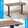 Компьютерный стол OfficePro ODE1470DW Dark Wood/Black (ODE1470DW) - Image 3