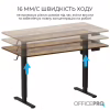 Компьютерный стол OfficePro ODE1470DW Dark Wood/Black (ODE1470DW) - Image 8