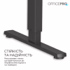 Компьютерный стол OfficePro ODE1470DW Dark Wood/Black (ODE1470DW) - Image 9
