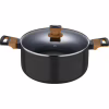 Кастрюля Bergner Earth black, з кришкою 20 см, 2.5 л (BG-32035-BK) - Image 2