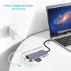 Концентратор Dynamode USB3.1 Type-C to HDMI, 3хUSB3.0, RJ45, USB Type-C Female, SD (Dock-USB-TypeC-HDMI-USB3.0-RJ45) - Image 3