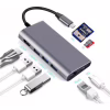 Концентратор Dynamode USB3.1 Type-C to HDMI, 3хUSB3.0, RJ45, USB Type-C Female, SD (Dock-USB-TypeC-HDMI-USB3.0-RJ45) - Image 4
